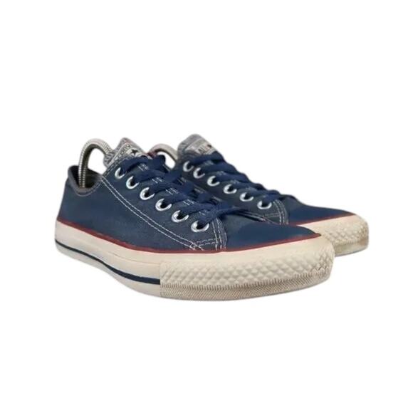 Converse Shoes Womens 7 Sneakers Lifestyle Chuck Taylor Low Blue Canvas Classic - Picture 12 of 12